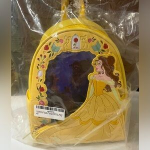 NWT Beauty and the Beast Princess Belle Lenticular Loungefly Mini backpack